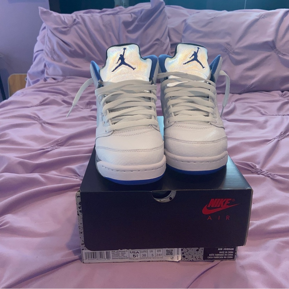 Air Jordan 5 Retro (GS) White Stealth 2021